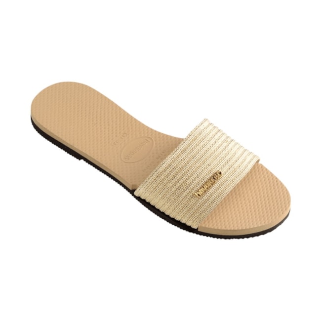 Chinelo Havaianas You Malta Metallic Feminino Dourado