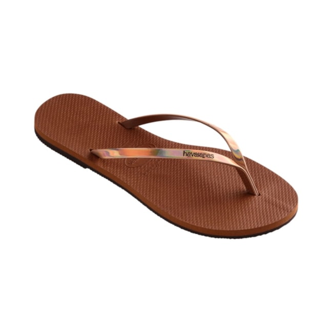 Chinelo Havaianas You Metallic Feminino Ferrugem