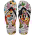 Chinelo Havainas Disney Stylish Unissex Bege Palha