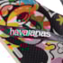 Chinelo Havainas Disney Stylish Unissex Bege Palha
