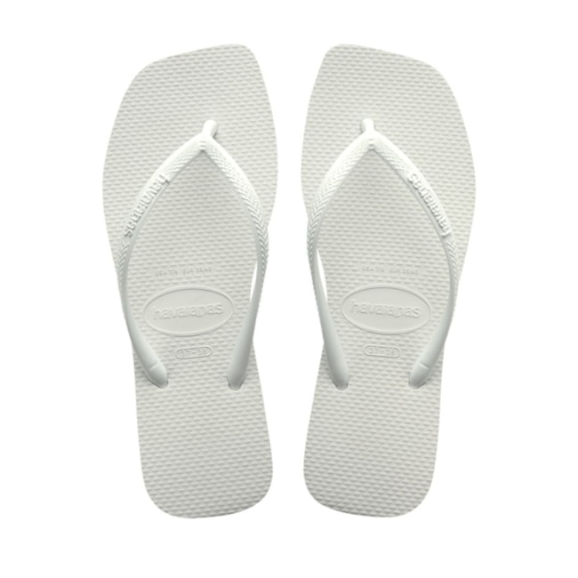 Chinelo Havainas Slim Square Feminino Branco