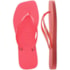Chinelo Havainas Slim Square Feminino Coral Tropical