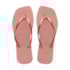 Chinelo Havainas Slim Square Feminino Rosa Crocus