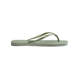 Chinelo Havainas Slim Square Feminino Smoke Green
