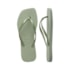 Chinelo Havainas Slim Square Feminino Smoke Green