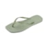 Chinelo Havainas Slim Square Feminino Smoke Green