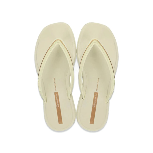 Chinelo Ipanema Feminino Bege Claro