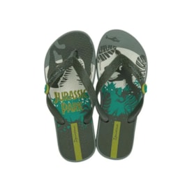 Chinelo Jurassic Park Ipanema Masculino Infantil Cinza