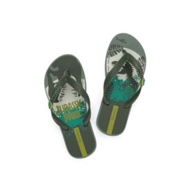 Chinelo Jurassic Park Ipanema Masculino Infantil Verde
