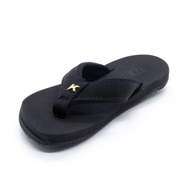 Chinelo Kenner Infantil Masculino Preto