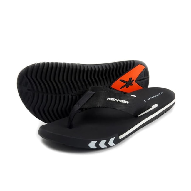 Chinelo Kenner Kick.S Masculino Preto