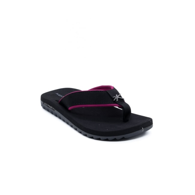 Chinelo Kenner Kivah Cushy Tkh Feminino Preto