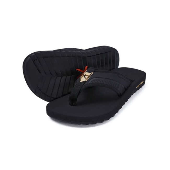 Chinelo Kenner Kivah Slot Masculino Preto