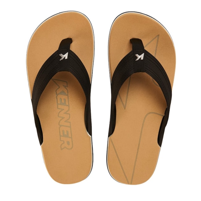 Chinelo Kenner Nk6 Pro Masculino Preto