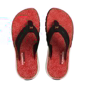 Chinelo Kenner Rakka Flamengo Masculino Preto
