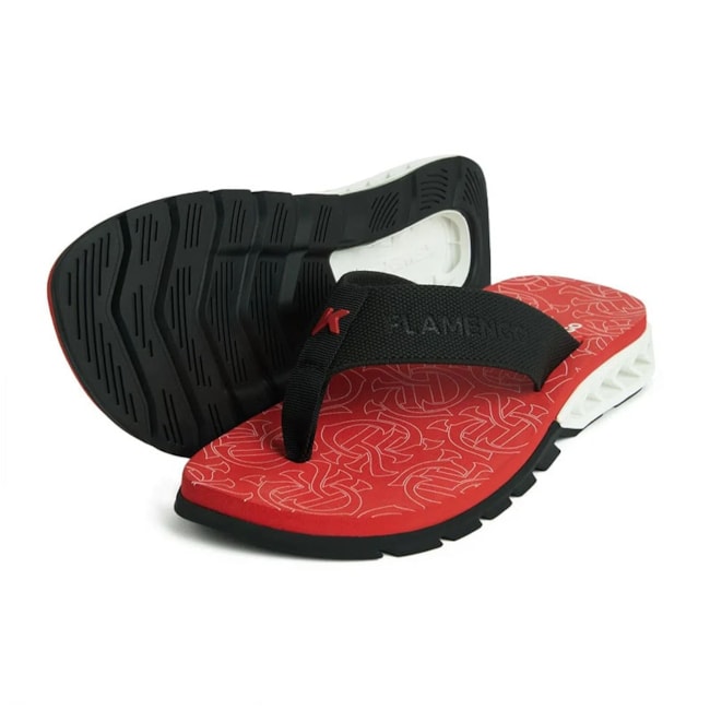 Chinelo Kenner Rakka Flamengo Masculino Preto