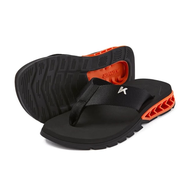 Chinelo Kenner Rakka Masculino Preto