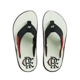 Chinelo Kenner X Gel Flamengo Masculino Preto