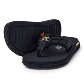 Chinelo Kivah Full Force Kenner Masculino Preto