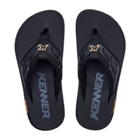 Chinelo Kivah Full Force Kenner Masculino Preto
