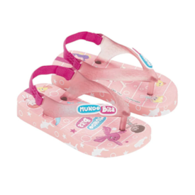 Chinelo Mundo Bita Unissex Infantil Rosa