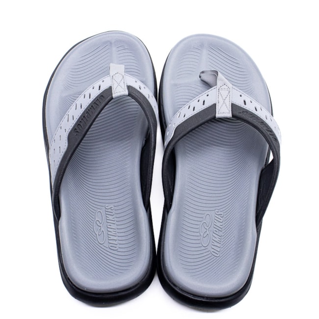 Chinelo Olympikus Caraiva Masculino Cinza Escuro