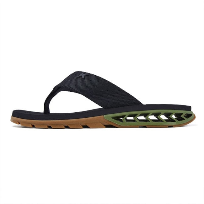 Chinelo Rakka Kenner Masculino Preto