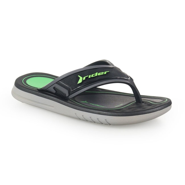 Chinelo Rider Infantil Masculino Cinza