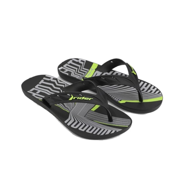 Chinelo Rider Street City Masculino Preto