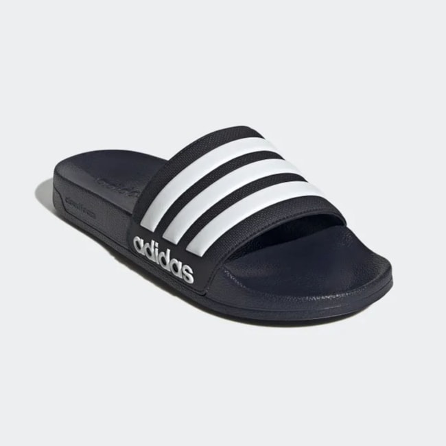 Chinelo Slide Adidas Adilette Shower Masculino Azul Marinho