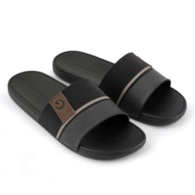 Chinelo Slide Cartago Dakar Masculino Preto