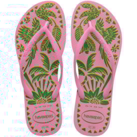 Chinelo Slim Tucano Havaianas Masculino Pink Lemonade