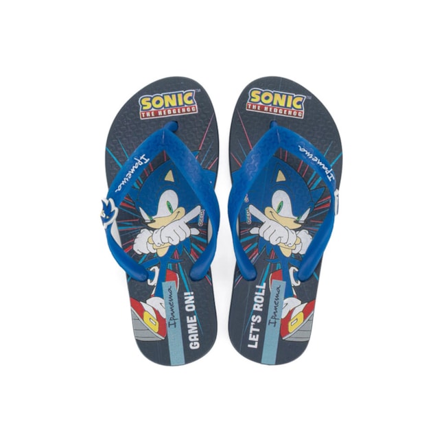 Chinelo Sonic Ipanema Masculino Infantil Azul