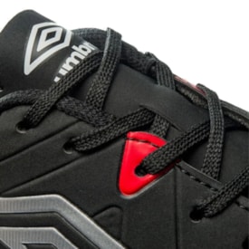Chuteira Campo Umbro Attak Eternal Masculina  Prata Preto