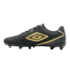 Chuteira Campo Umbro Attak Eternal Masculina Preto Dourado