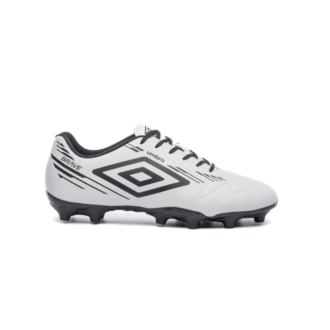 Chuteira Campo Umbro Brave Masculina Branco