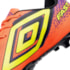 Chuteira Campo Umbro Infantil Masculina Coral Eletric
