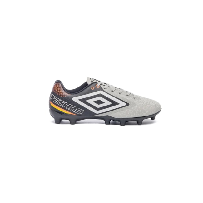 Chuteira Campo Umbro Techno 2 Masculina Cinza