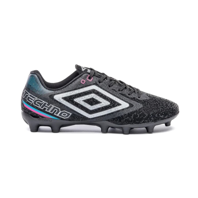 Chuteira Campo Umbro Techno 2 Masculina Preto