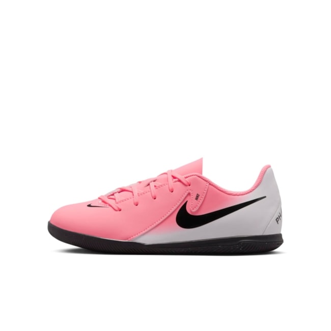 Chuteira Futsal Nike Phantom Gx Ii Club Infantil Masculino Rosa