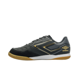 Chuteira Futsal Pro 5 Bump Club Umbro Masculina Preto/Dourada