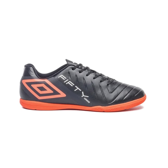 Chuteira Futsal Umbro Fifty Vl League Masculina Preto