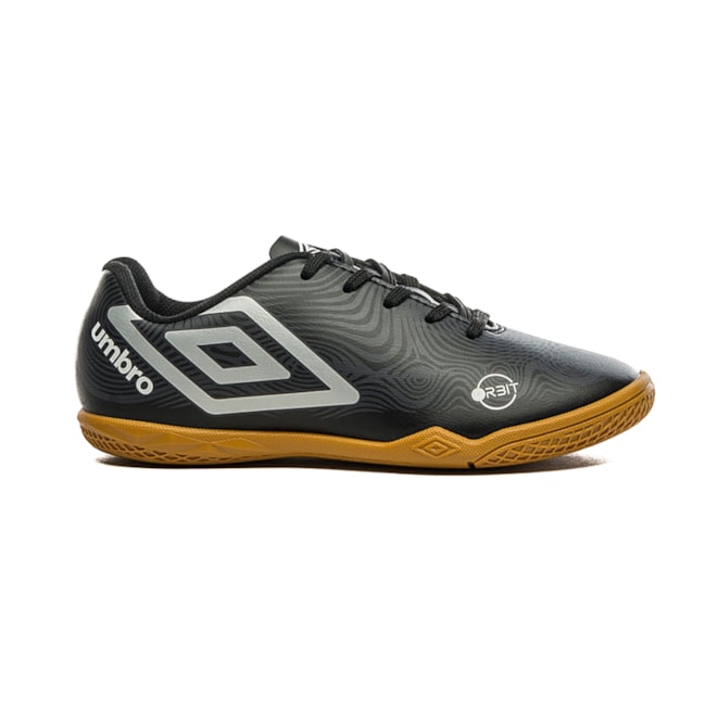 Chuteira Futsal Umbro Orbit Jr Infantil Masculino Preto