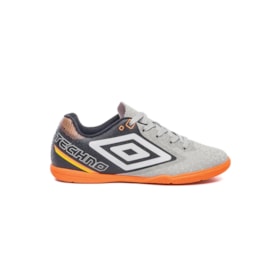 Chuteira Futsal Umbro Techno Ii Jr Masculina Cinza