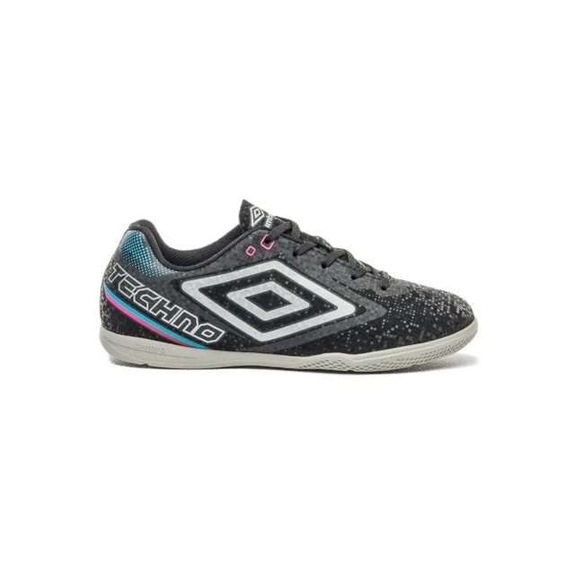 Chuteira Futsal Umbro Techno Ii Jr Masculina Preto