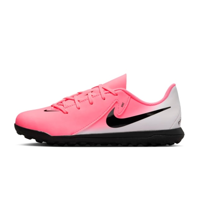 Chuteira Society Phantom Gx Nike Infantil Masculina Rosa