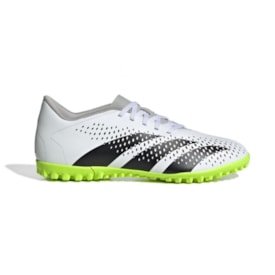 Chuteira Society Predator Accuracy Adidas Masculina Branco Chuteira Society Predator Accuracy Adidas Masculina Branco
