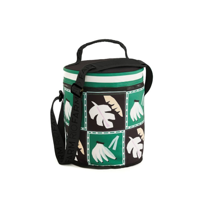 Cooler Farm Farofa Lenço Brasil Multicolorido Preto