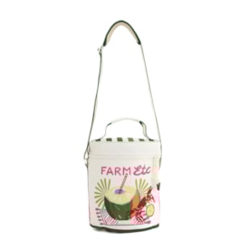 Cooler Farm Farofa Lenço Comida De Praia  Off White