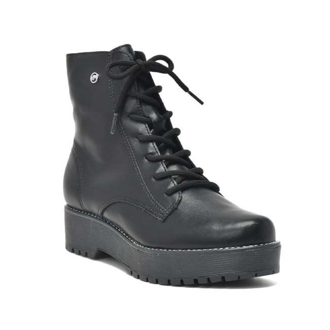 Coturno Flatform Via Marte Feminino Preto